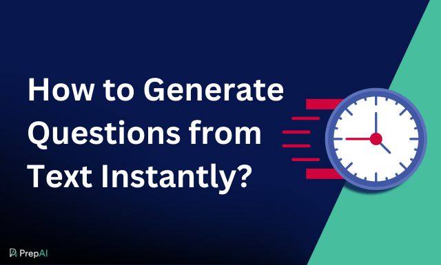 How to Generate Questions from Text Instantly