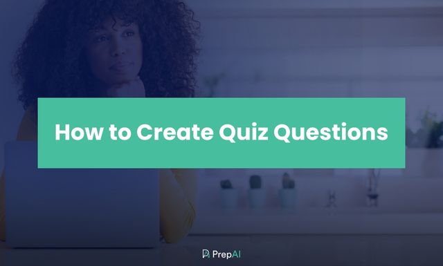 How to Create Quiz Questions