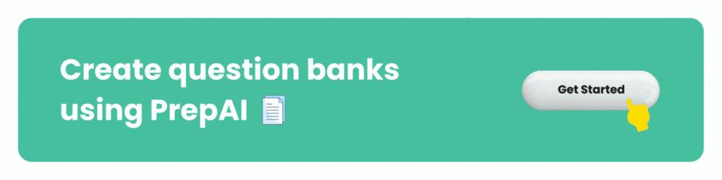 Create question banks using PrepAI