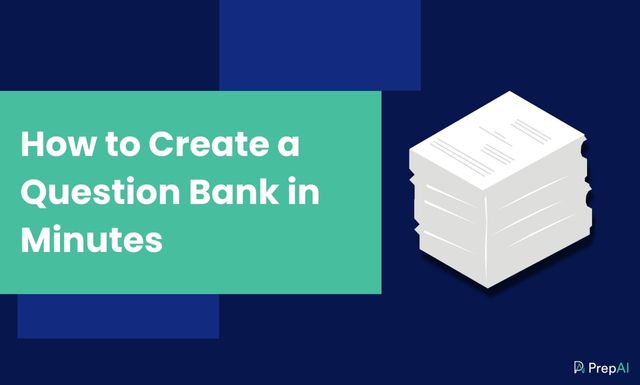 How to Create a Question Bank in Minutes