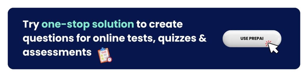 one stop solution to create tests, quizzes, assessment